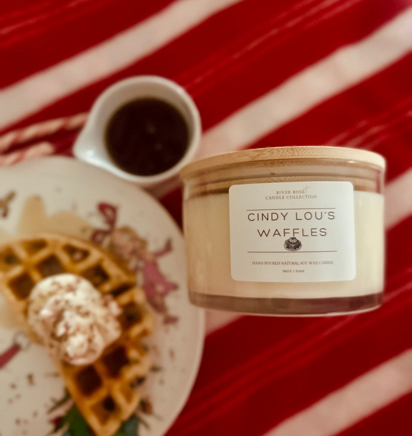 18OZ CINDY LOU'S WAFFLES (CLEAR)